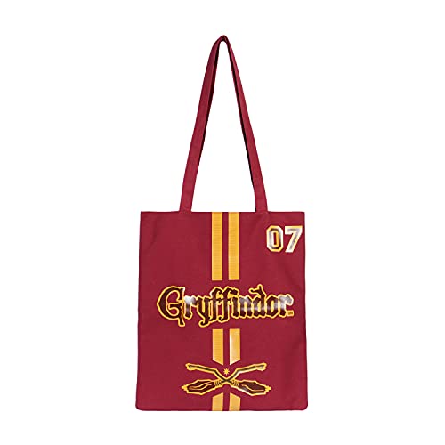 Harry Potter Lion-Shopping Bag Einkaufstasche, Weinrote von Karactermania