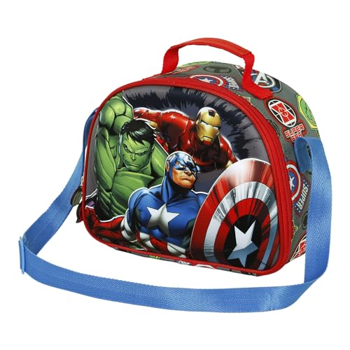 The Avengers Invencible-3D Frühstückstasche, Mehrfarbig, 25,5 x 20 cm von Marvel
