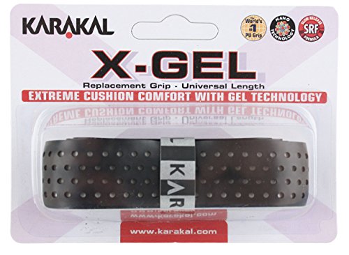Karakal Ersatzgriff X-Gel – Tennis, Badminton, Squash, schwarz von Karakal