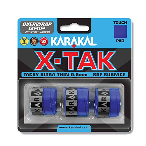 Karakal x-tak Outdoorzelt Grip – Pack von 3, blau von Karakal