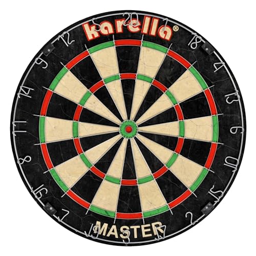 Dartboard Karella Master - klassisches Dartboard aus Sisalfasern von Karella