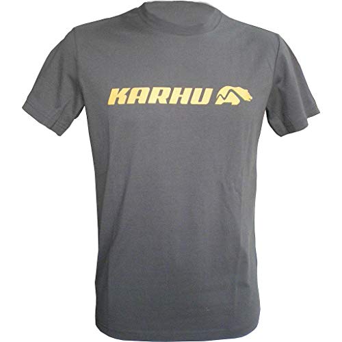Karhu Herren-T-Shirt, Grau/Gelb, Größe S, 1 Stück von Karhu