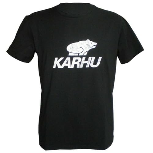 Karhu Herren-T-Shirt, Grau/Gelb, Größe S, 1 Stück von Karhu