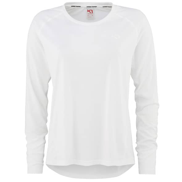 Kari Traa Emily Longsleeve Damen Laufshirt (Weiß L ) Laufbekleidung von Kari Traa