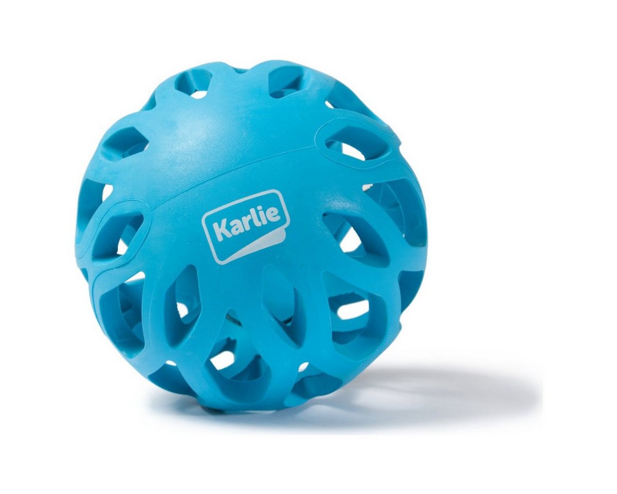 Karlie Spielknochen Gummispielball Koko blau, mittelgroß von Karlie