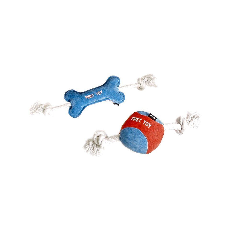 Karlie Spielknochen Hundespielzeug Puppy Spielzeug Knochen, Maße: 35 cm von Karlie