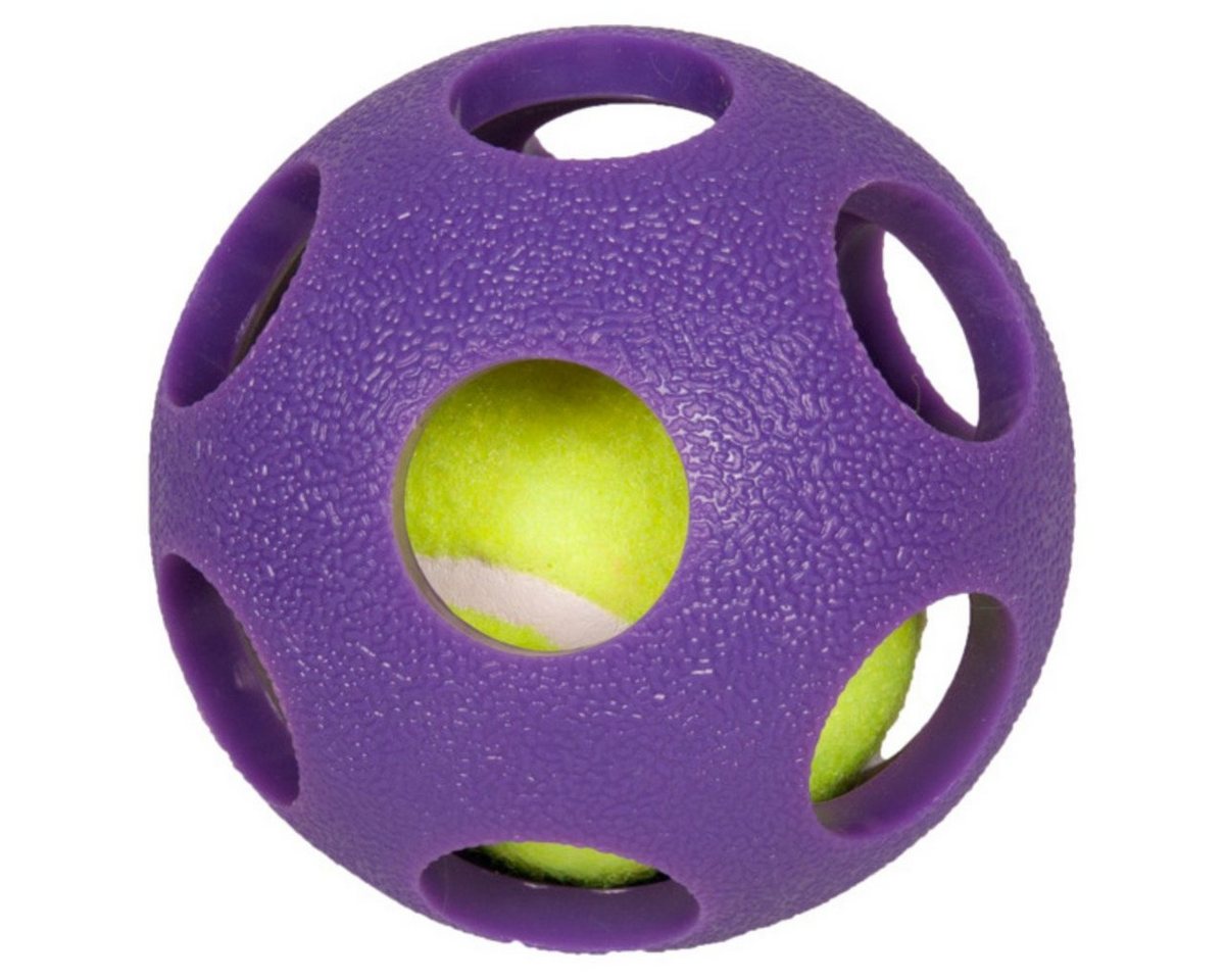 Karlie Spielknochen Hundespielzeug TPR Asteroid Ball, Durchmesser: 9 cm von Karlie