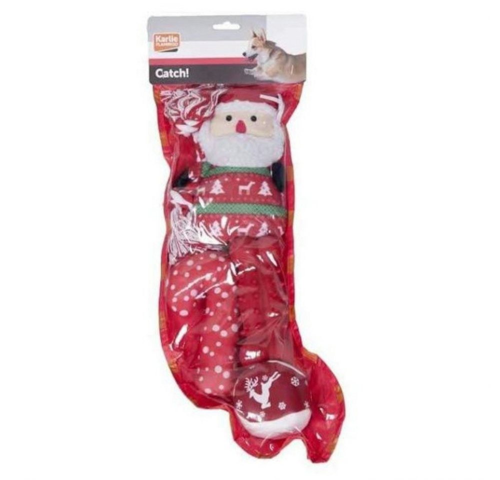 Karlie Tiertaue Karlie Flamingo Xmas-Geschenk Socke für Hunde - rot von Karlie