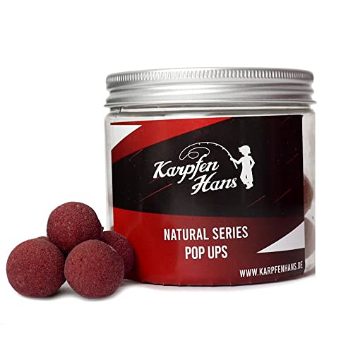 Karpfenhans Pop Ups Natural Series Pop Up Baits 75 Gramm Karpfenangeln (Knoblauch, 12) von Karpfenhans