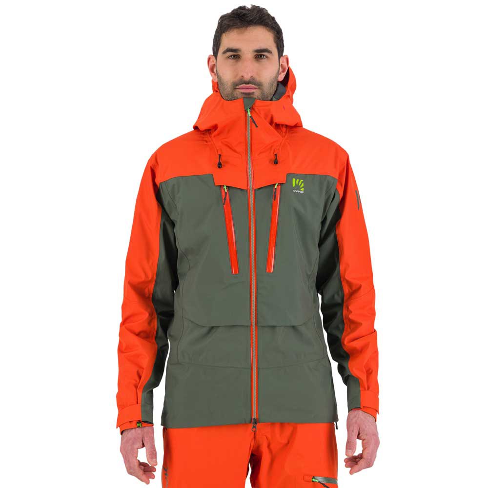 Karpos Midi Shell Jacket Grün,Orange XL Mann von Karpos