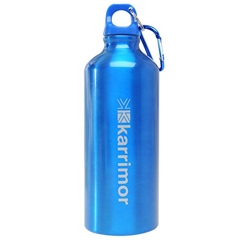 Karrimor Unisex Aluminium Flasche Gym Trinkflasche 600ml Blau Einheitsgröße von Karrimor