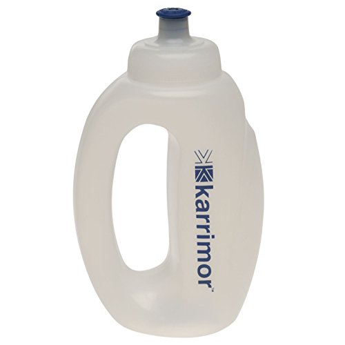 Karrimor Unisex Run Wasserflasche Sportflasche Weiß/Marineblau M von Karrimor
