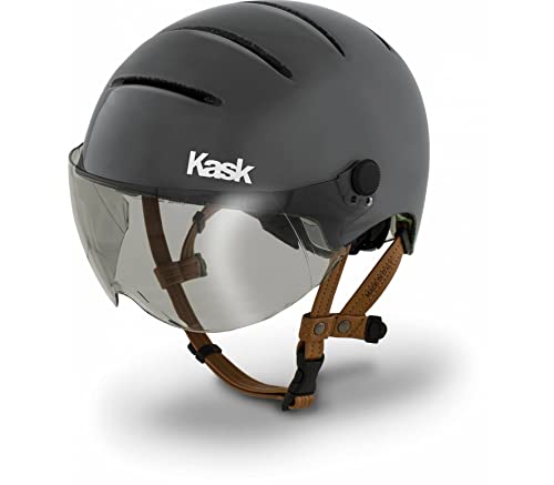 Kask Lifestyle Helm mit Visier, matt, Anthrazit von Kask