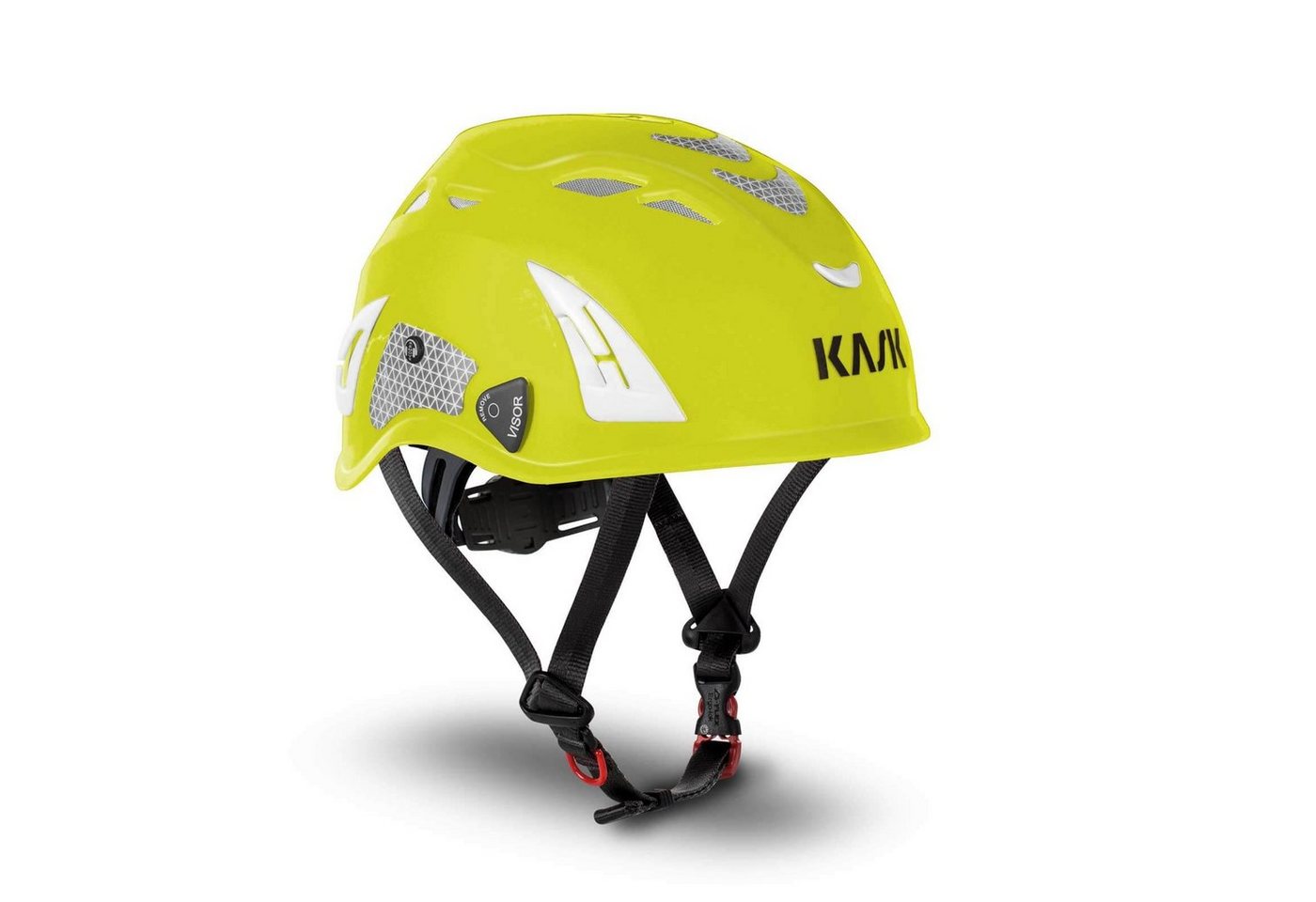 Kask Schutzhelm Bergsteigerhelm, Industriekletterhelm Plasma HI VIZ - Reflexstreifen von Kask