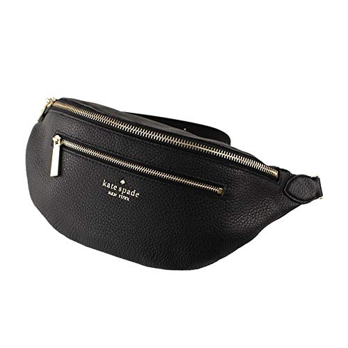 Kate Spade New York Leila Pebble Leather Belt Bag (Black) von Kate Spade New York