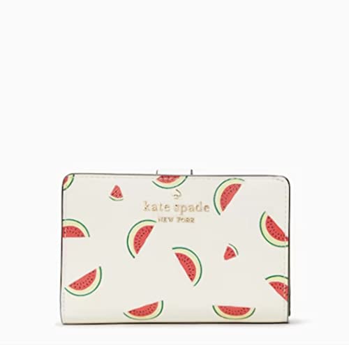 Kate Spade Staci Watermelon Party Medium Compact Bifold Wallet von Kate Spade New York