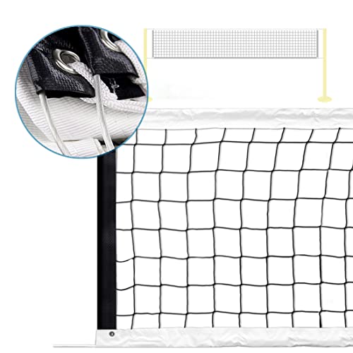 Katop Ersatz Berufssport Volleyball Netz mit hochfestem Kabel für Zwei Seiten Band Verstärkung Dowels, 4 Zoll Quadrat Mesh Heavy Duty Net für Innen Outdoor (Standard 3'H x 32'L) von Katop