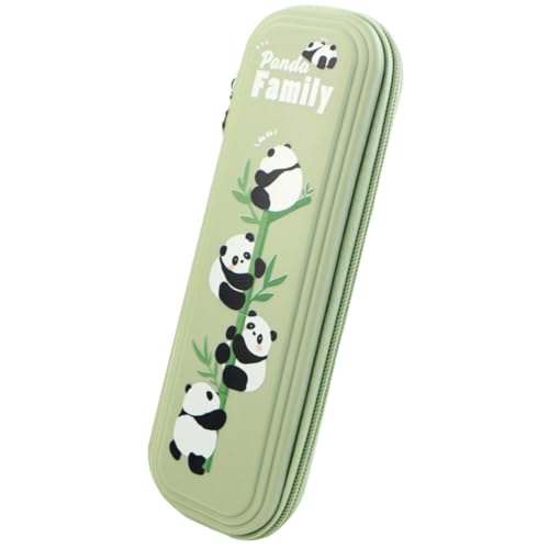 Katutude Federmäppchen für Kinder Kawaii-Federmäppchen mit Panda-Muster tragbares Federmäppchen für die Schule Büro-Make-up-Etui Schreibwaren-Organizer für Mädchen und Jungen von Katutude