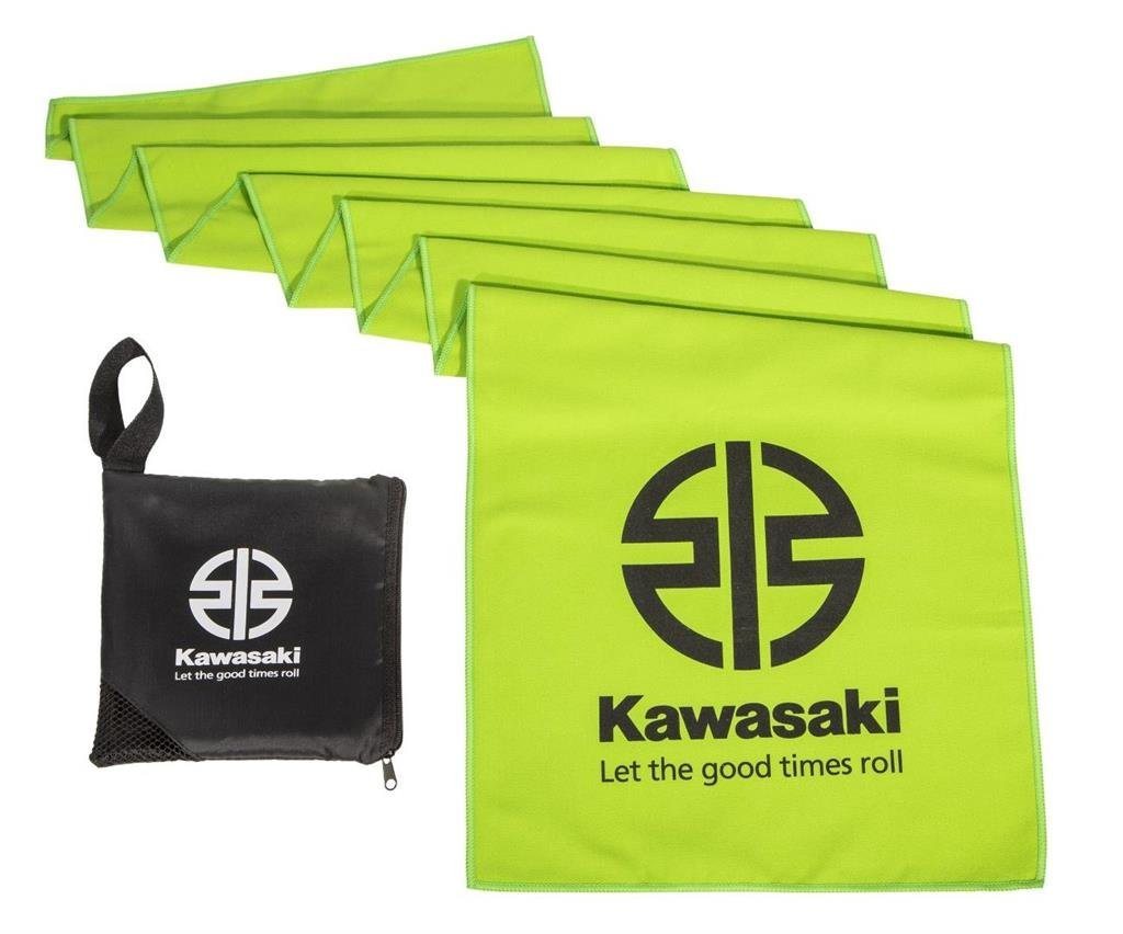 Kawasaki Sporthandtuch Kawasaki Sports Handtuch GYM Towel, Kawasaki Logo von Kawasaki