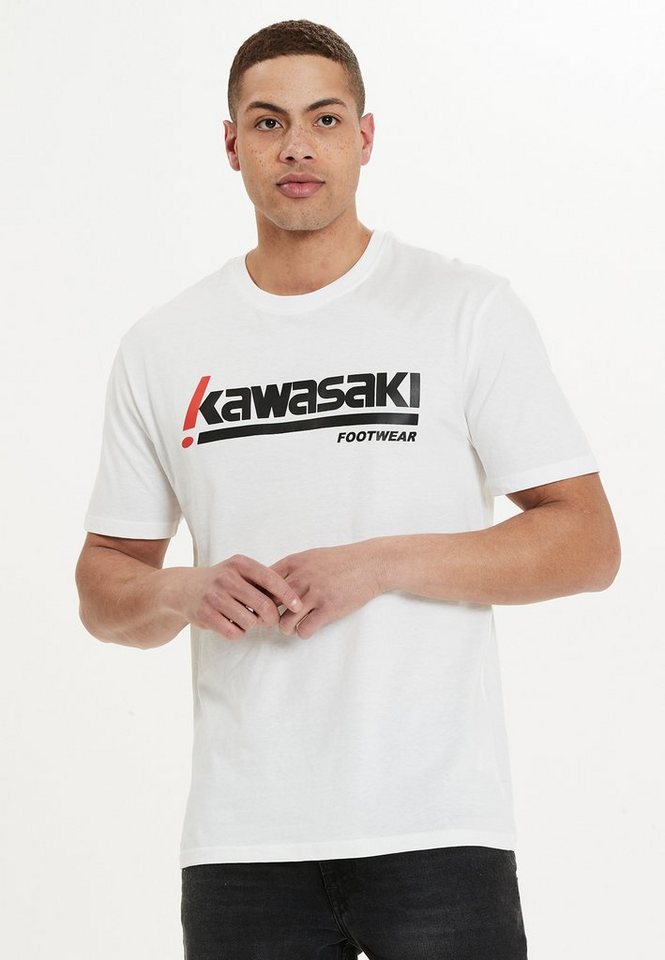 Kawasaki T-Shirt Kabunga mit großem Markenprint von Kawasaki