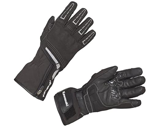 Kawasaki Textil Leder Handschuhe Koblenz Gr.M von Kawasaki