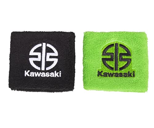 Kawasaki Wrist Band Schweißband Set (2St.) grün schwarz von Kawasaki