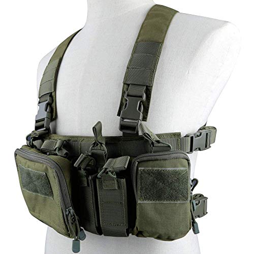 Kayheng Tactical Assault Chest Rig 500D Molle Multicam Taktische Weste mit Mehreren Taschen von Kayheng