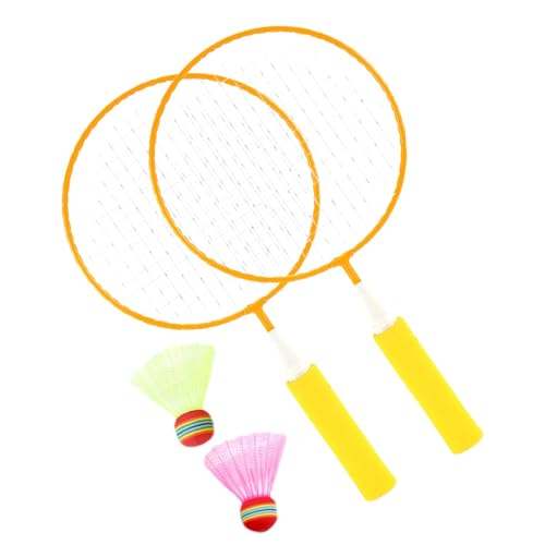 Badminton-Set,Badmintonschläger | Badmintonschläger für Kinder, Legierungsrahmen, 2 Nylon-Federbälle | Ultraleichter Kinder-Tennisschläger für professionelle Anfänger von Kazuko