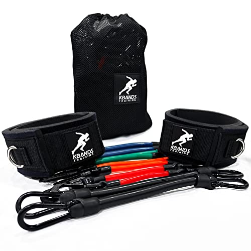 Kbands | Speed and Strength Leg Resistance Bands | Includes Speed 101 and Agility FX Digital Training Programs - Sizes for Youth, Intermediate, and Advanced Athletes von Kbands Training