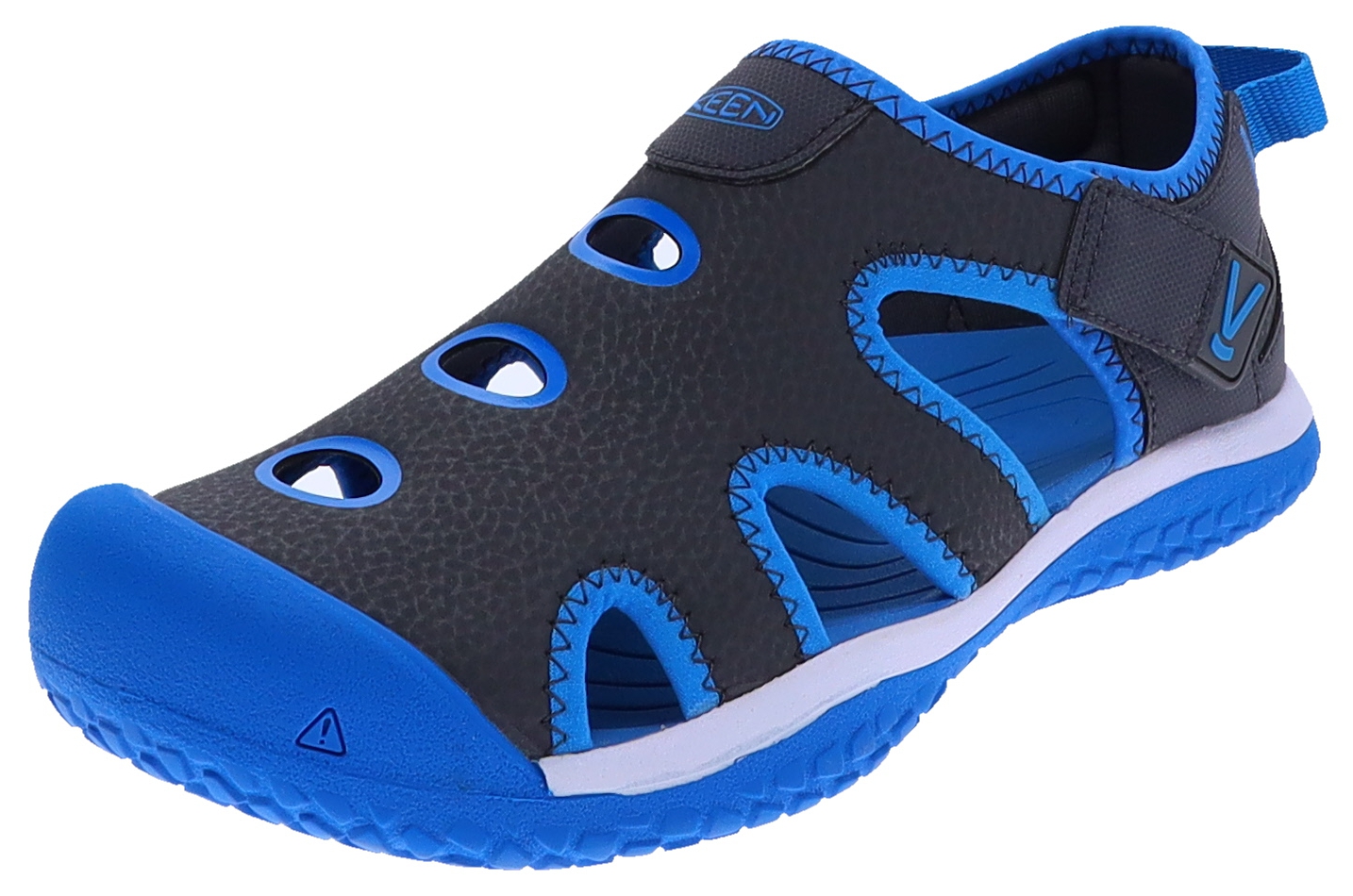 STINGRAY Magnet Brilliant Blue Kinder Sandale Schwarz von Keen