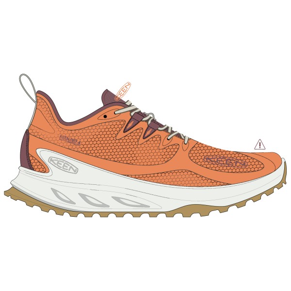 Keen - Women's Zionic WP - Multisportschuhe Gr 9 orange von Keen