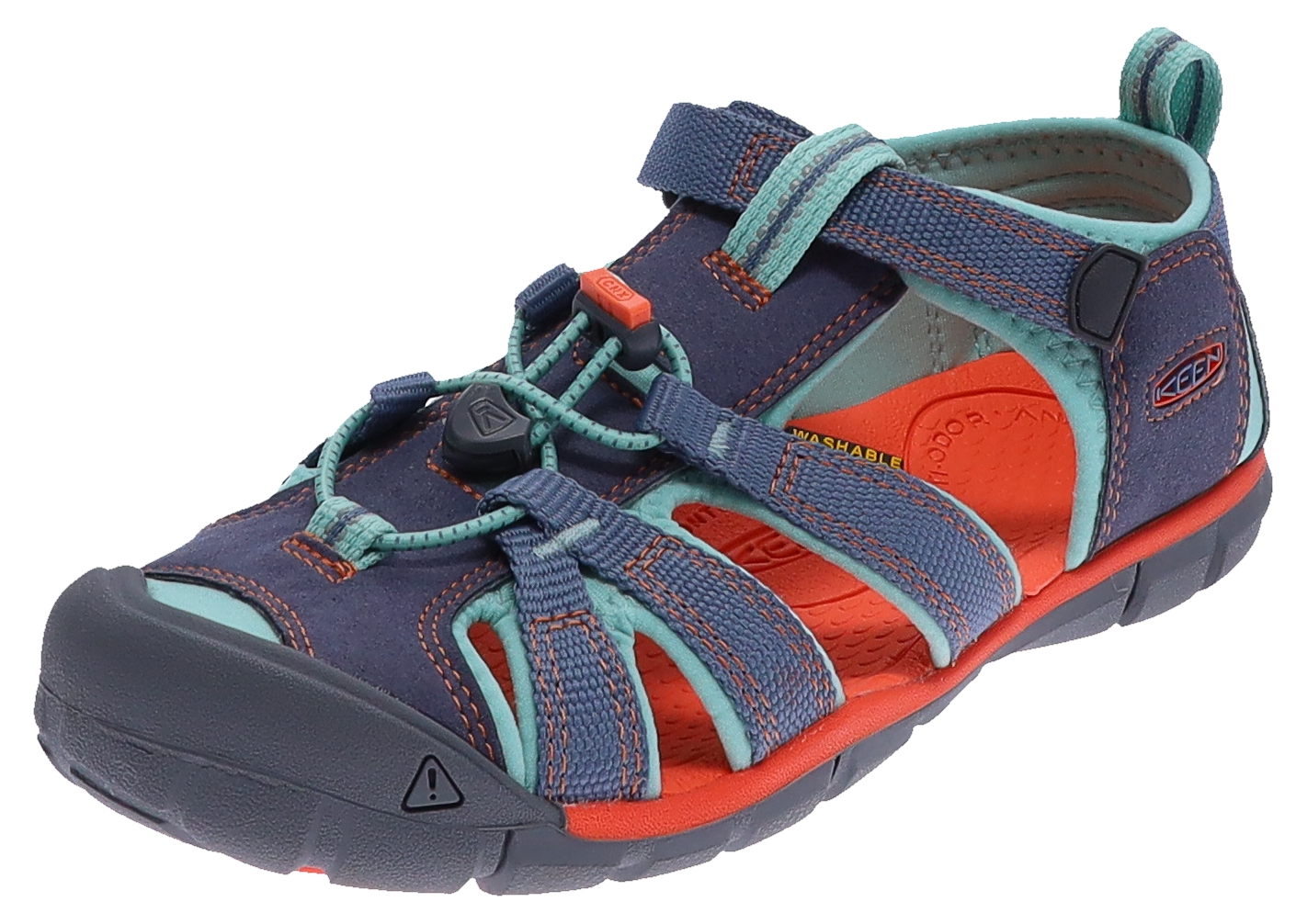 Seacamp II CNX Flint Stone Ocean Wave Kinder Sandalen Grau von Keen