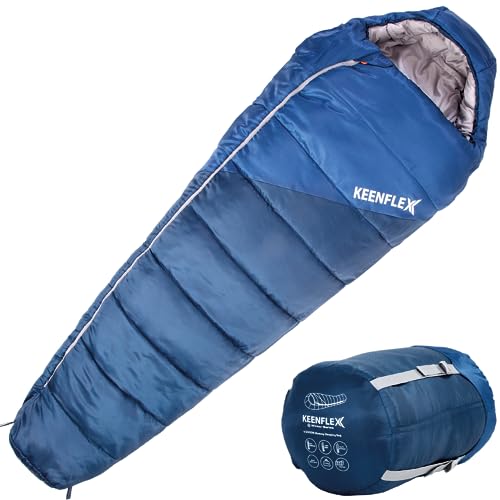 KeenFlex Schlafsack 3-4 Jahreszeiten (Blue 0 °C) von KeenFlex