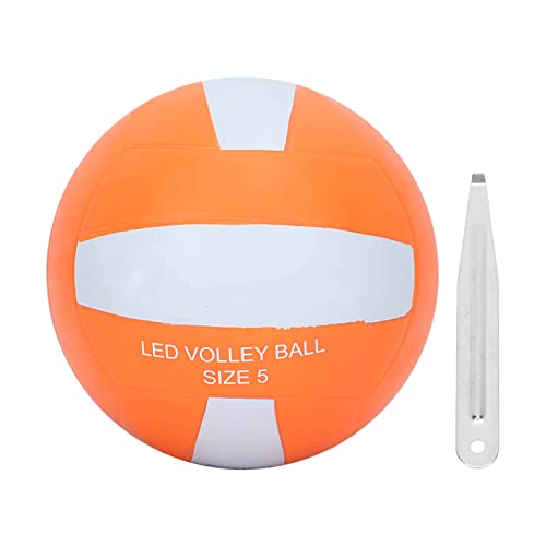 Beleuchteter Volleyball, Im Dunkeln Leuchtender LED-Volleyball für Teenager Im Freien, Nr. 6 von Keenso