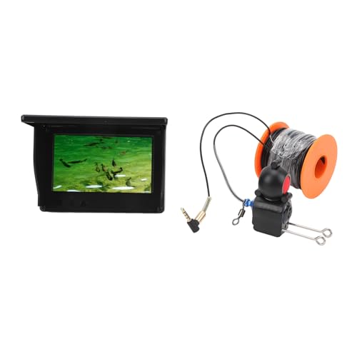 Fischfinder-Kamera-Kit, 8.000-mAh-Akku, Ultra-HD-Sensor, Infrarot-Nacht-4,3-Zoll-LCD-IPS-Vollbilddisplay von Keenso