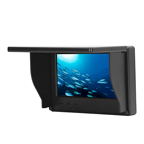 Fischfinder-Kamera-Set, 4,3-Zoll-LCD-Display, Lange Akkulaufzeit, Lichtempfindlicher Chip für Unterwasserfischen von Keenso