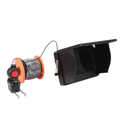 Fischfinderkamera mit IPS-Display, Lange Akkulaufzeit, Ultraklarer Sensorchip, Nachtlicht Zur Unterwassererkennung von Keenso