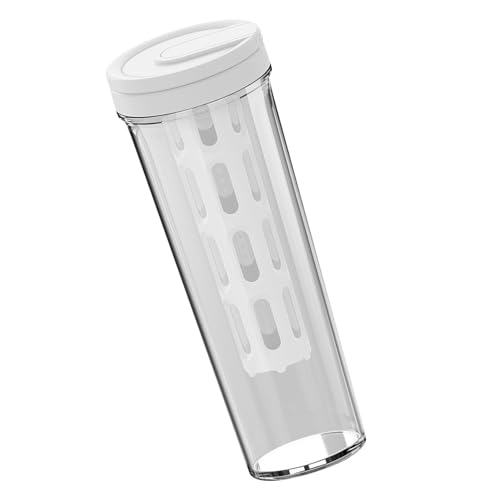 Keenso 1 L Große Kaltbrüh-Kaffeemaschine mit Filter, Multifunktionale Wasserflasche für den Heimgebrauch (White) von Keenso