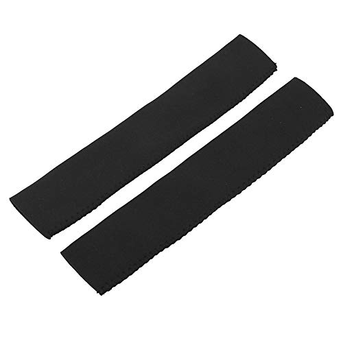 Keenso 1 Paar Paddelgriffe, 6-Farben-Neopren-Soft-Antirutsch-Schutzgriffe für effizientes Paddeln(Schwarz) Bootfahren von Keenso