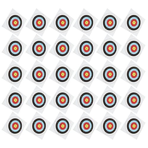 Keenso Bogenschießen-Zielpapier, 30 Stück, 60 cm Durchmesser, Verdicktes Papier für Bogenschießen, Schießen oder Jagdübungen von Keenso