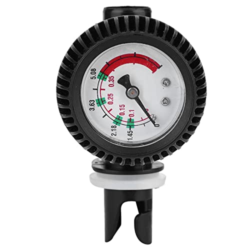 Keenso Luftpumpen-Manometer, 0-5 PSI Luftdruckmanometer für aufblasbare Kajakboot-Surfbrettpumpen-Sicherheitsbarometer von Keenso