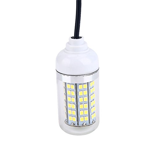 Keenso LED-Licht für das Unterwasserfischen, 12-V-LED-Tauchlampe für das Unterwasser-Nachtboot(Gelb) von Keenso