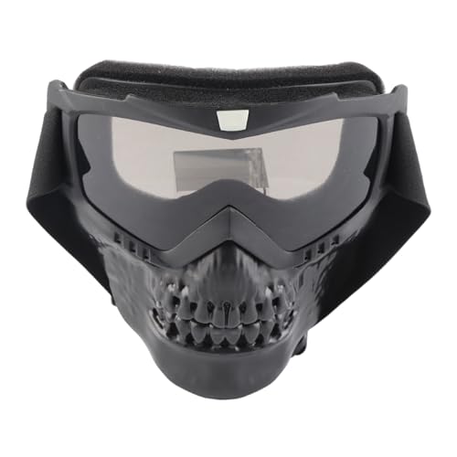 Keenso Motorrad Maskenbrille, Unisex Outdoor Abnehmbare Motorradbrille Helm Maske Skibrille Sport Motorrad Racing Augenschutzbrille(Grau) von Keenso