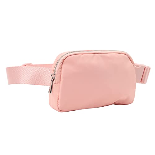 Keenso Taillenbeutel, Sportgürtelbeutel Große Kapazitätsanpassung der Sport-Taillengürtelbeutel für das Reisen von 60-120 cm (PINK) von Keenso