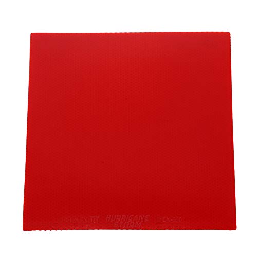 Keenso Tischtennisschläger Gummiabdeckung Ping Pong Gummi Schutzplatte Tischtennisschläger Ersatzabdeckung(rot) von Keenso