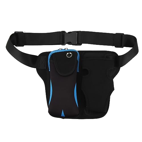 Laufgürtel, Laufgürteltasche, Sport-Hüfttasche, Handyhalter für Männer und Frauen (Blue) von Keenso