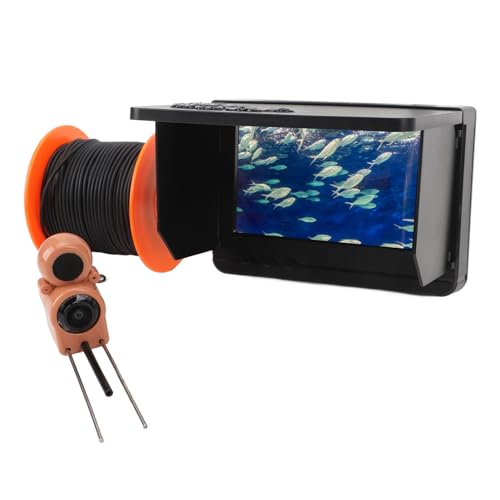 Unterwasser-Angelkamera mit 4,5-Zoll-Bildschirm, 8000-mAh-Akku, IPS-Display für Angelsee-Bootskajaks, Infrarot-Nachtsicht von Keenso