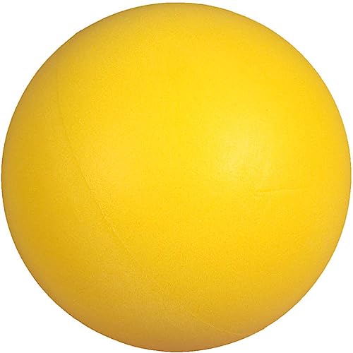 Silent Basketball,Uncoated High-Density Foam Ball with Mute,Silent Basketball Dribbling Indoor,Soft and Elastic Indoor Training Ball Foam Basketball,Leiser Basketball,Indoor-Trainingsball (25CM, Gelb) von Keeplus