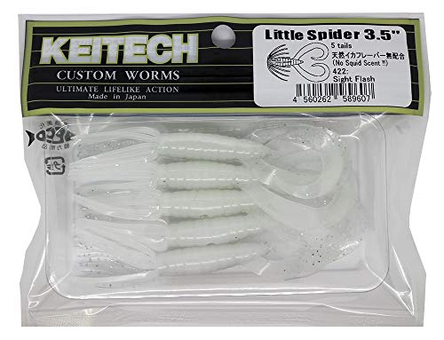 Keitech Little Spider 3,5" Sight Flash (No Scent) von Keitech