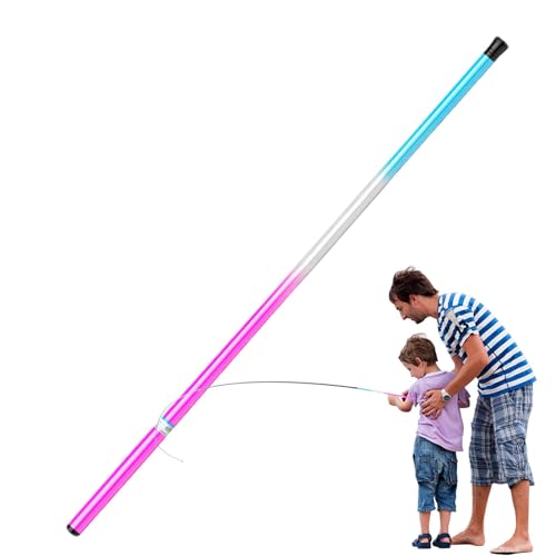 Stream Angelrute, Ultraleichte Angelrute,Kinder-Angelrute - Ultrakurze Handstange, dünne Angelrute für Kinder, einfach zu handhaben für Outdoor-Abenteuer von Kelburn